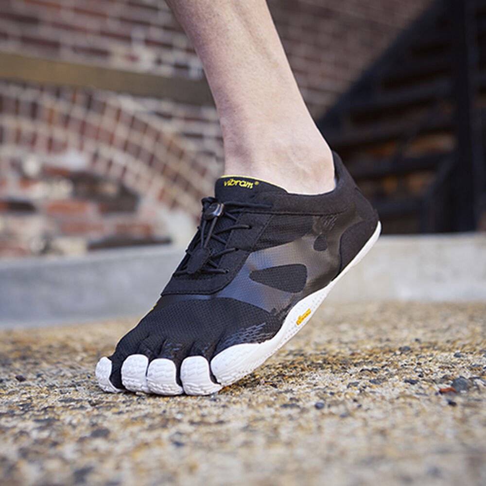 Tenis Deportivos Hombre Negros/Blancos - FiveFingers Kso Evo - BIHYQS-298